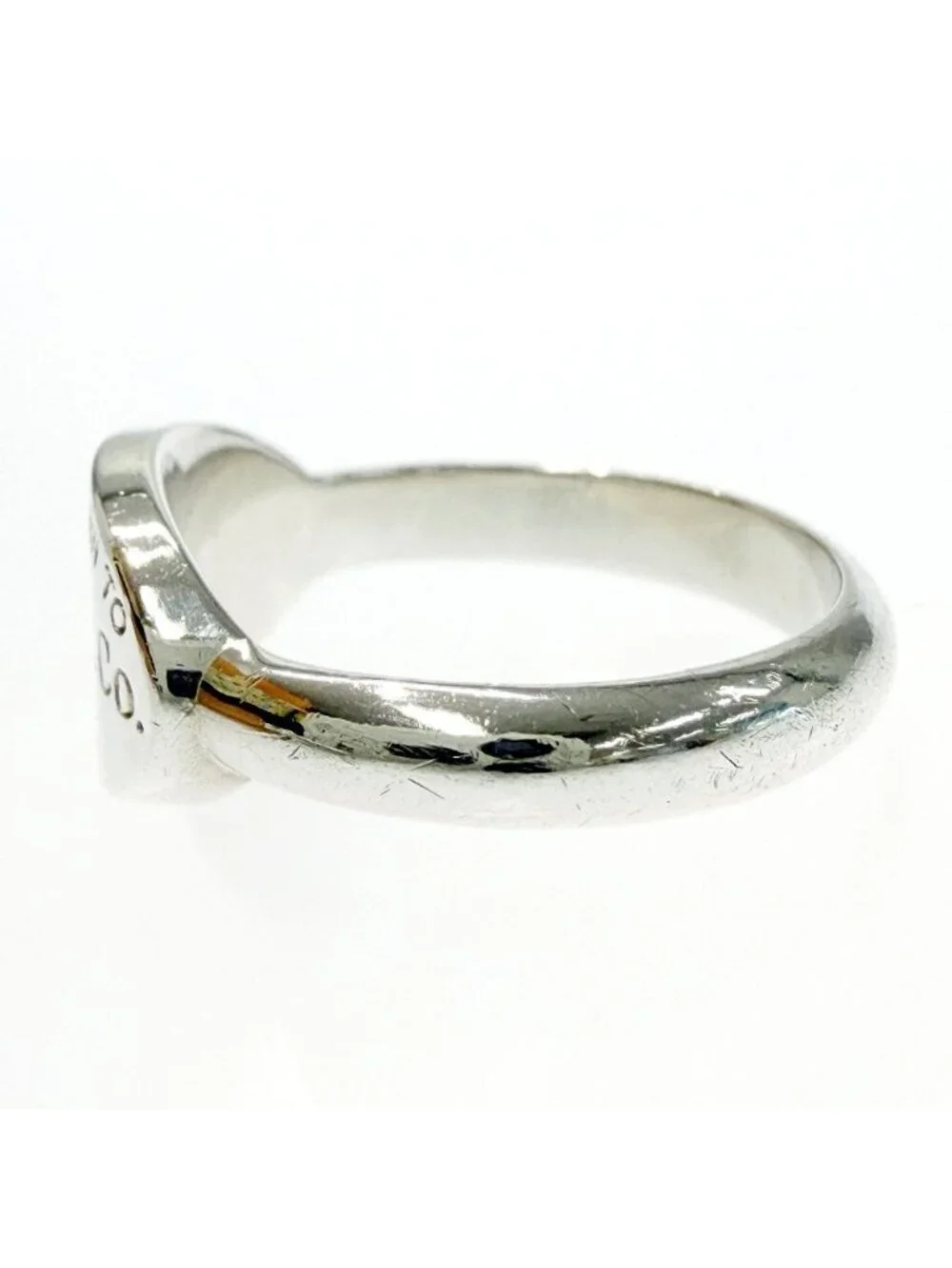 Tiffany & Co Silver Return to Tiffany Oval Tags Ring